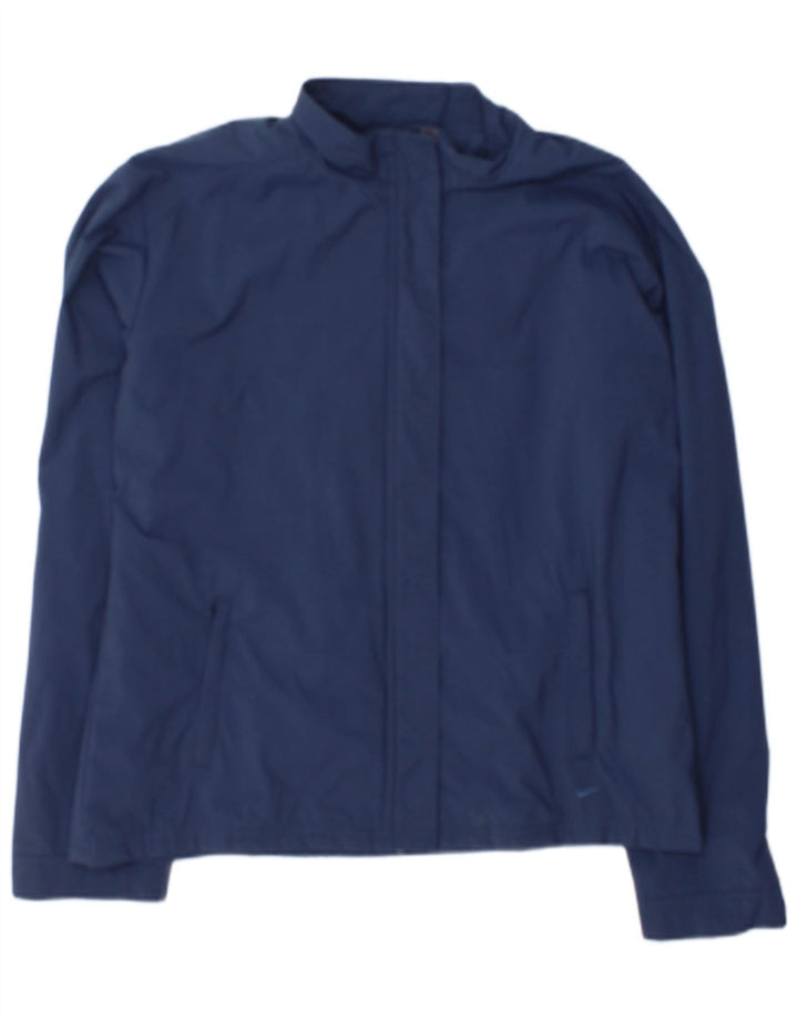 Nike træningsdragt topjakke til kvinder UK 14/16 Stor marineblå nylon
