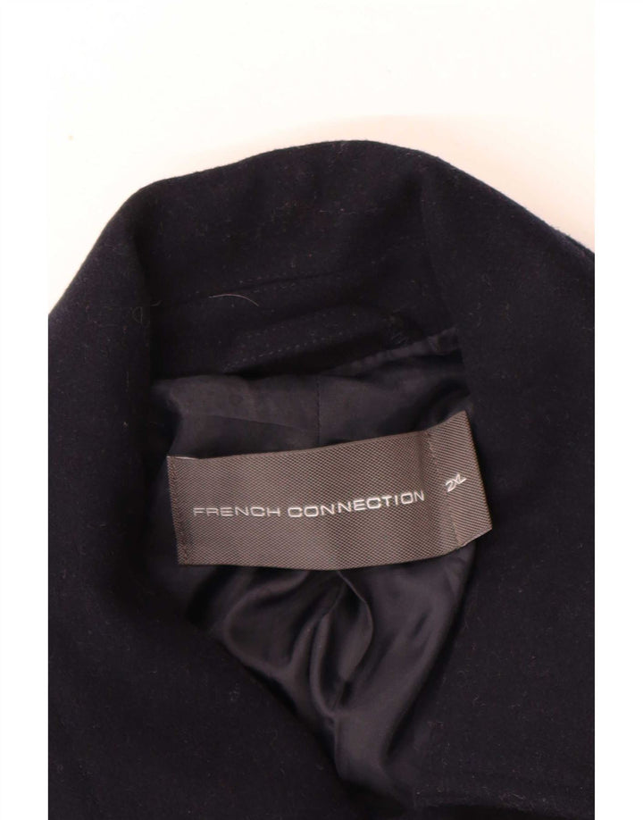 French Connection Herre Pea Coat UK 44 2XL Navy Blue