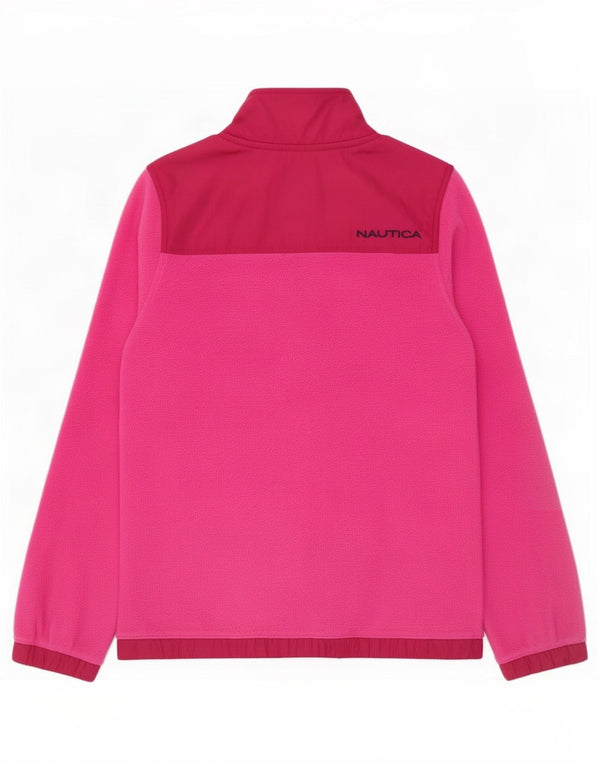 Nautica Girls Fleecejakke 15-16 år XL Pink Colourblock Polyester