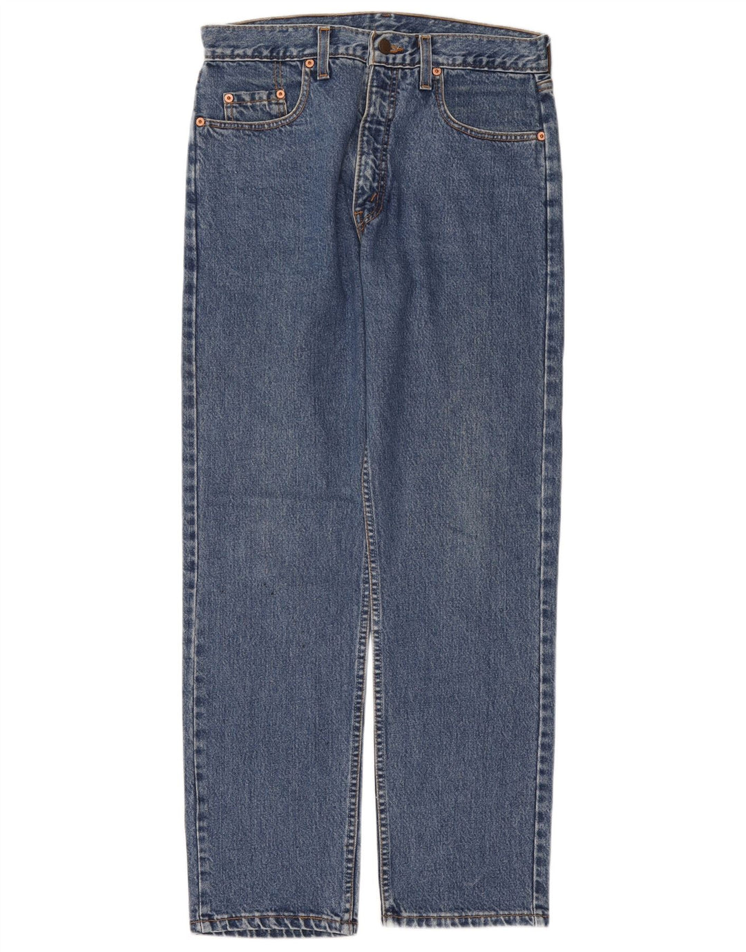 LEVI'S Herre 615 Straight Jeans W32 L30 Blå Bomuld