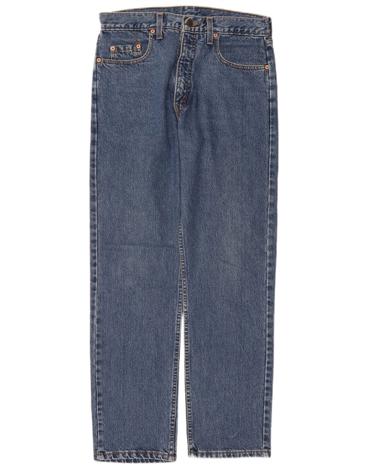 LEVI'S Herre 615 Straight Jeans W32 L30 Blå Bomuld