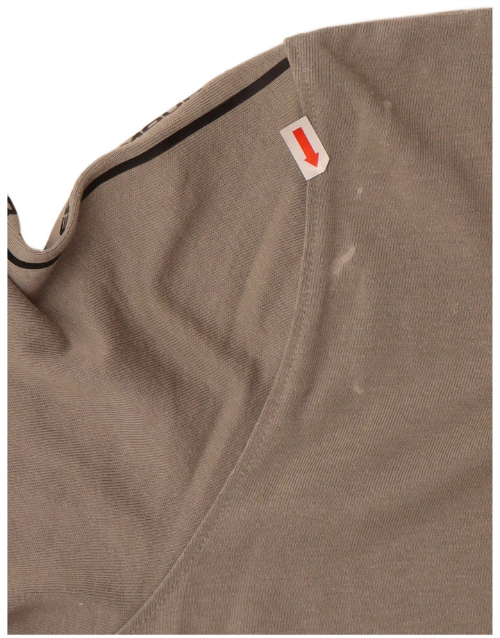 UNDER ARMOUR Herre Heat Gear Grafisk T-Shirt Top Medium Grå