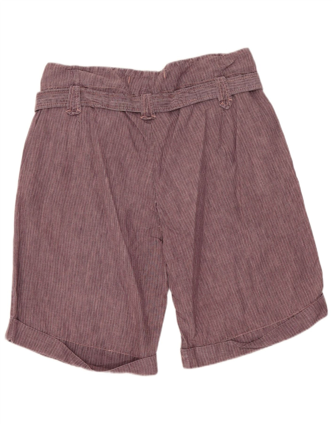 WOOLRICH chinoshorts til kvinder W31 Medium lilla nålestribet linned