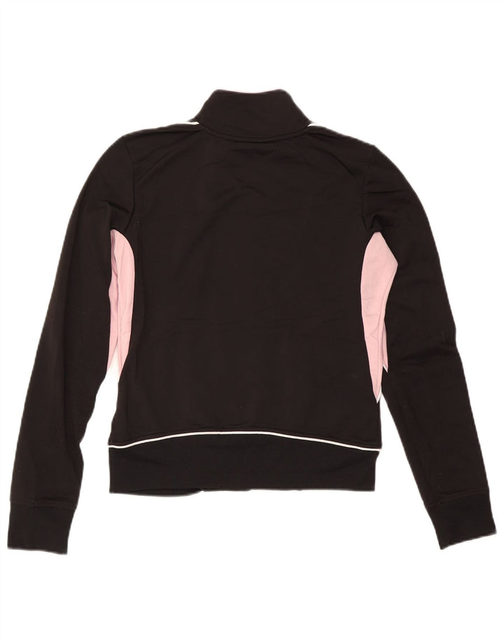 Puma Womens Crop træningsdragt topjakke UK 10 Small Black Colourblock