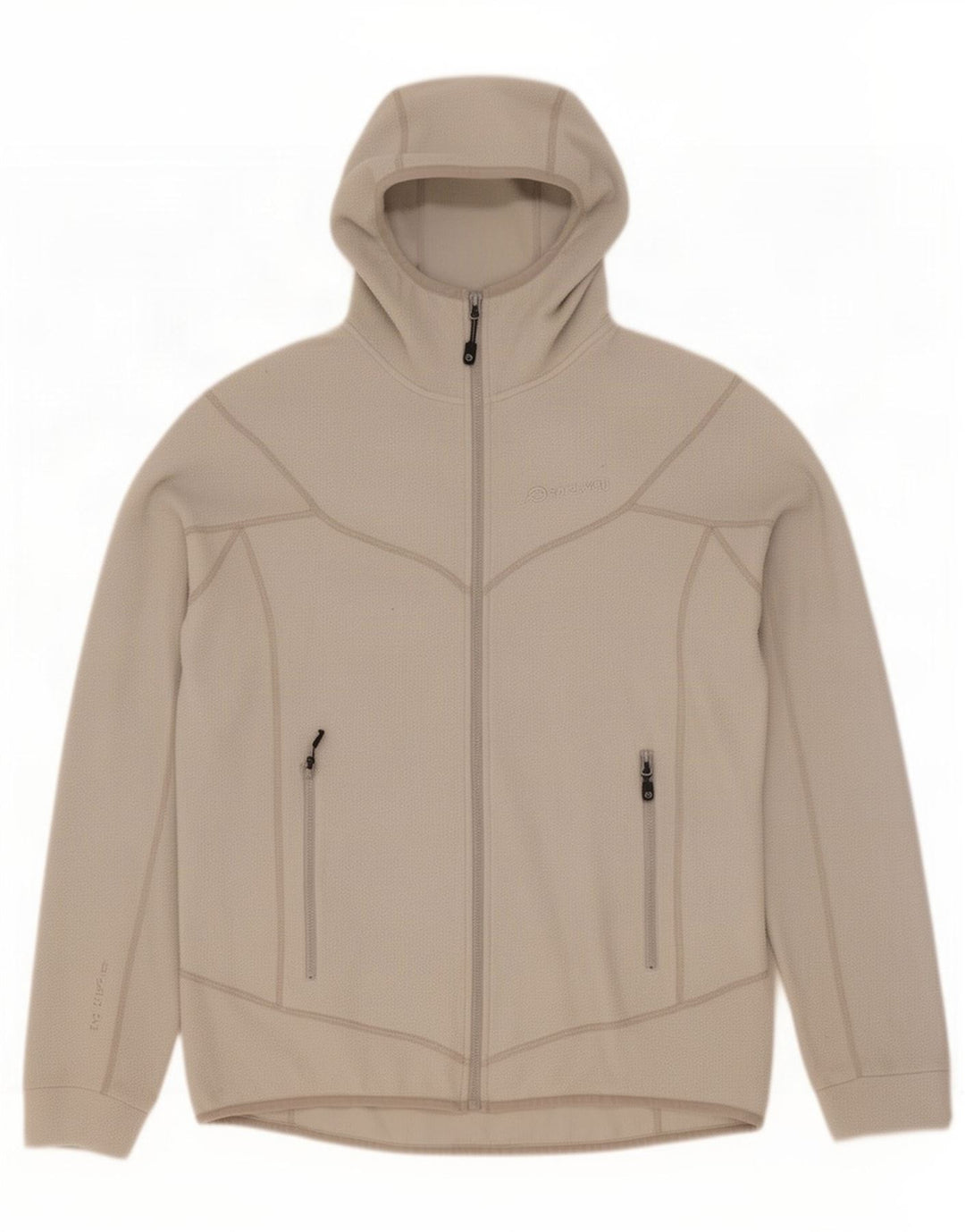 Sprayway dame fleecejakke med hætte UK 14 Stor hvid polyester
