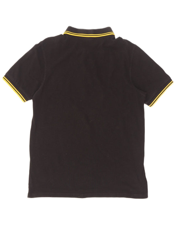 Fred Perry Herre poloshirt Medium sort stribet bomuld
