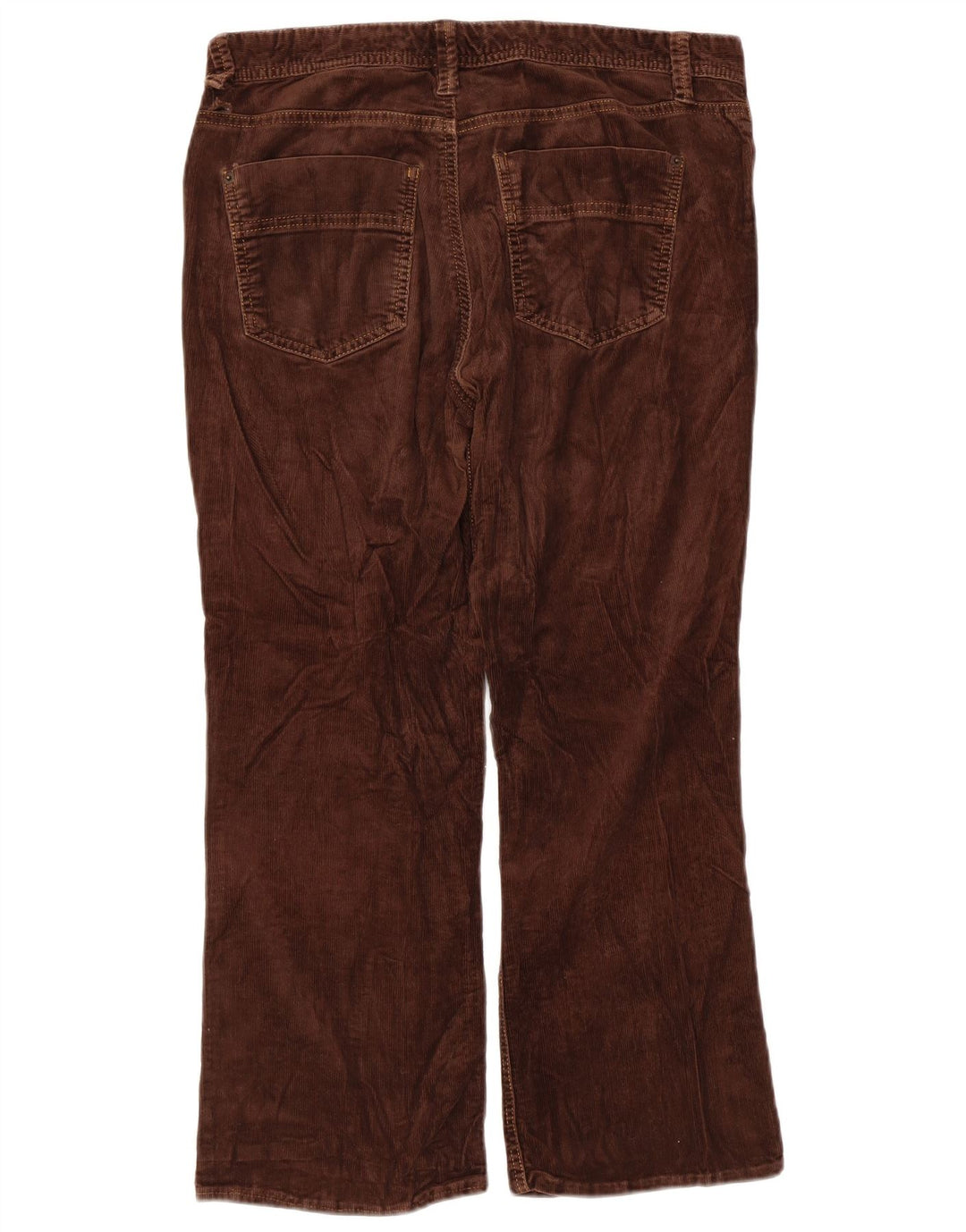 Eddie Bauer Klassiske fløjlsbukser til kvinder US 6 Medium W32 L23 Brun