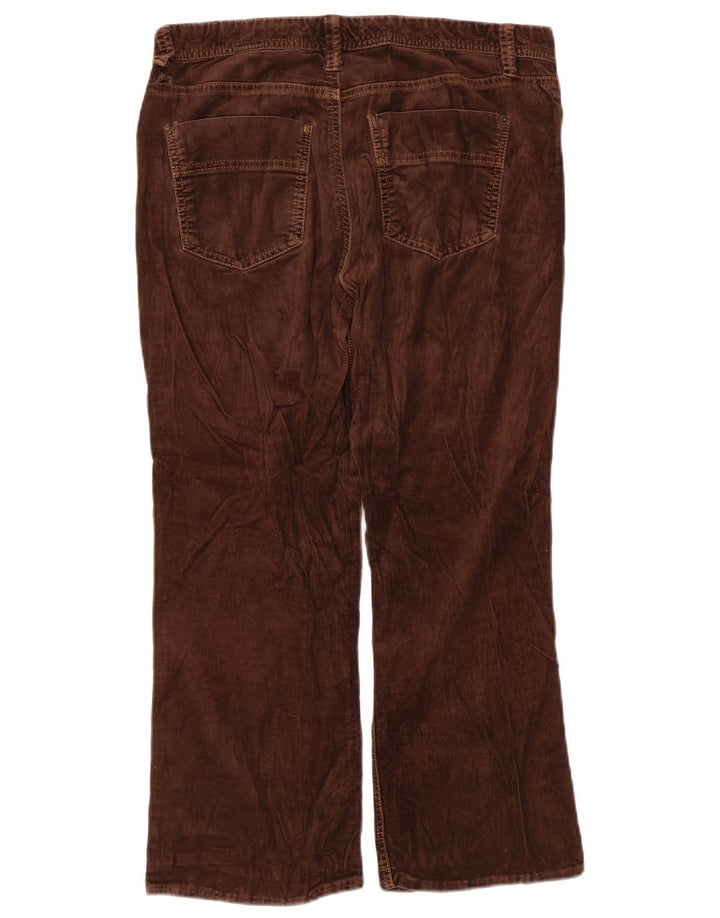 Eddie Bauer Klassiske fløjlsbukser til kvinder US 6 Medium W32 L23 Brun