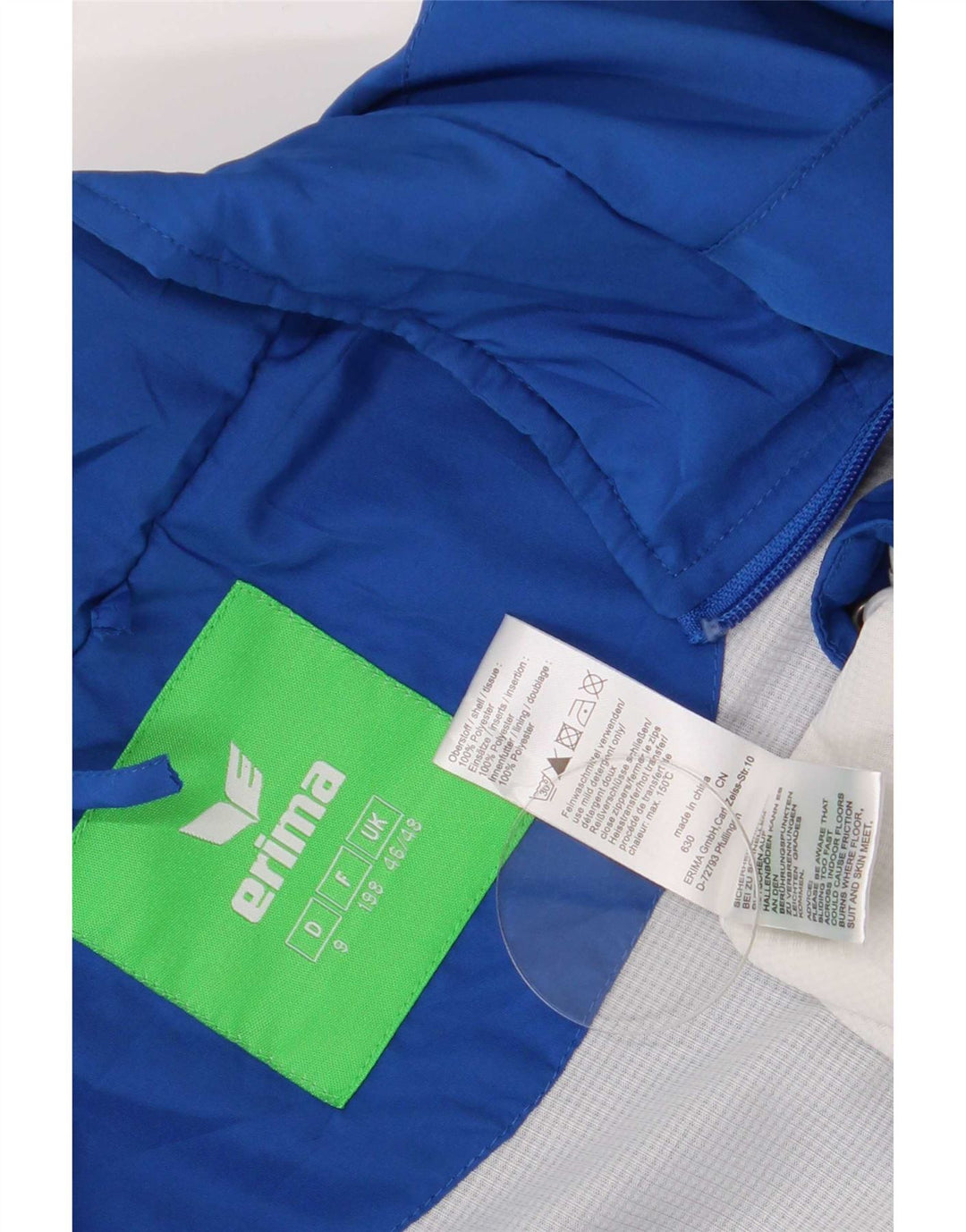 Erima Træningsdragt til mænd Topjakke UK 46/48 2XL Blå Colourblock Polyester