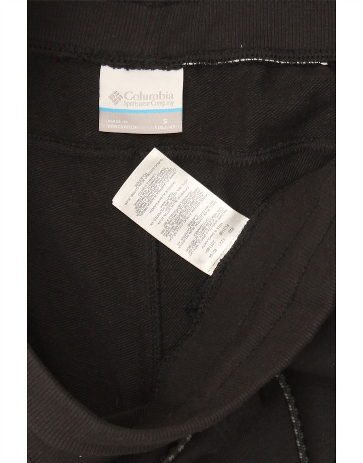 COLUMBIA Womens Regular Tracksuit Trousers Joggers UK 10 Small  Black Vintage Columbia and Second-Hand Columbia from Messina Hembry 