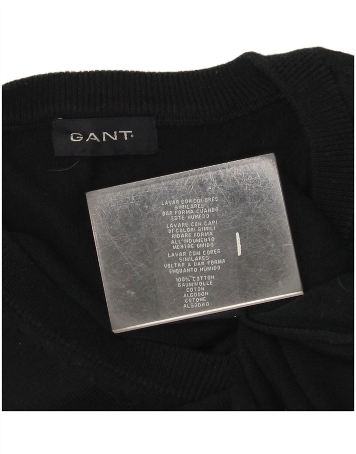 GANT Herre V-hals sweater Medium marineblå bomuld
