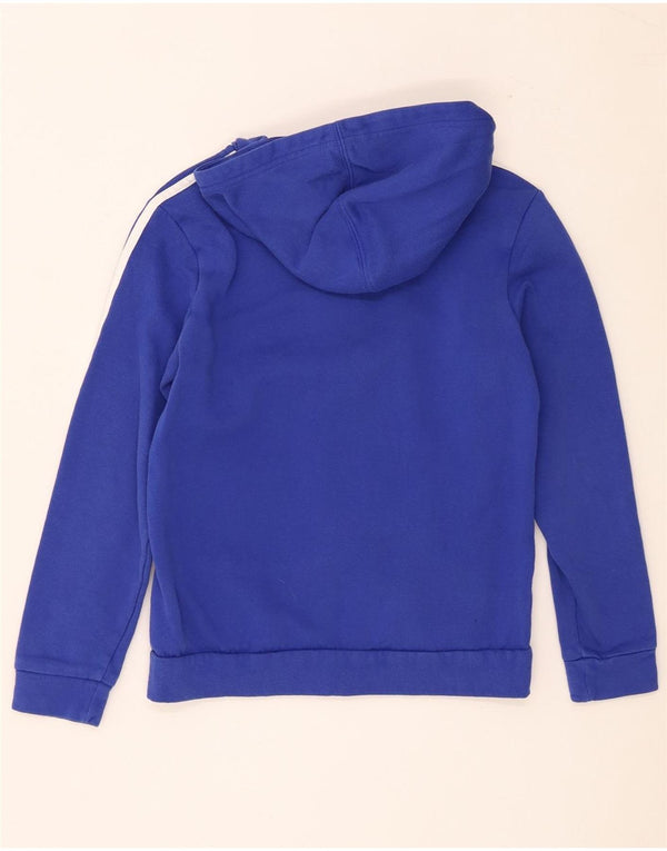 Adidas hættetrøje med lynlås til drenge 11-12 år Blå Colourblock Bomuld
