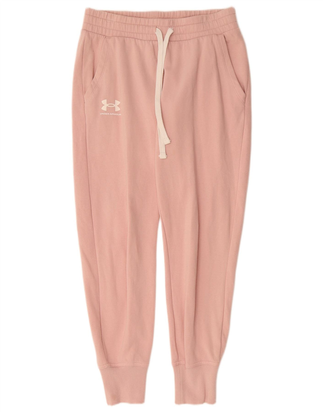 UNDER ARMOUR Træningsdragt til kvinder Joggers UK 8 Small Pink Bomuld