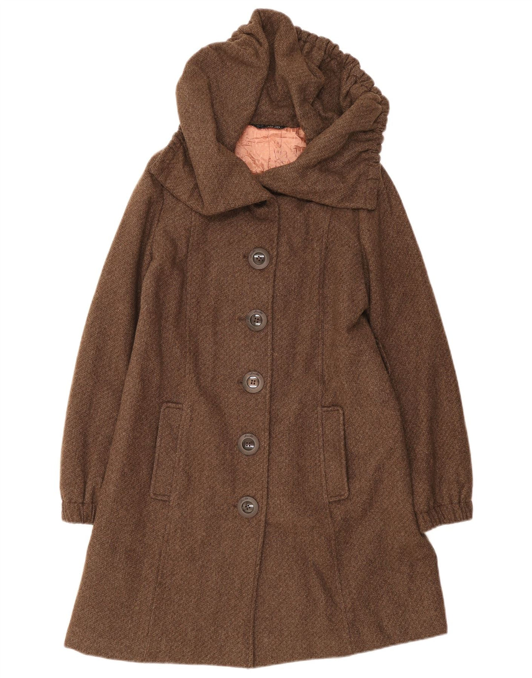 Liu Jo Dame Overfrakke IT 42 Medium Brun Uld