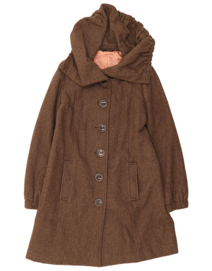 Liu Jo Dame Overfrakke IT 42 Medium Brun Uld