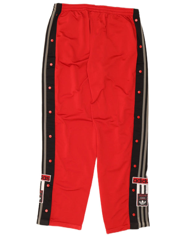 Adidas Herre grafisk træningsdragt Bukser Medium Rød Colourblock Polyester