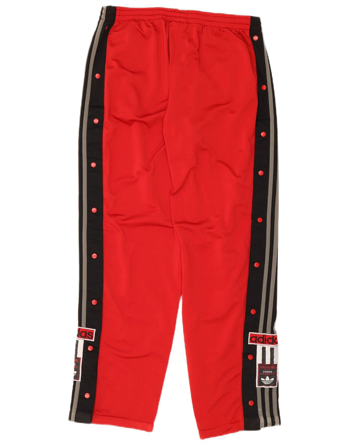 Adidas Herre grafisk træningsdragt Bukser Medium Rød Colourblock Polyester