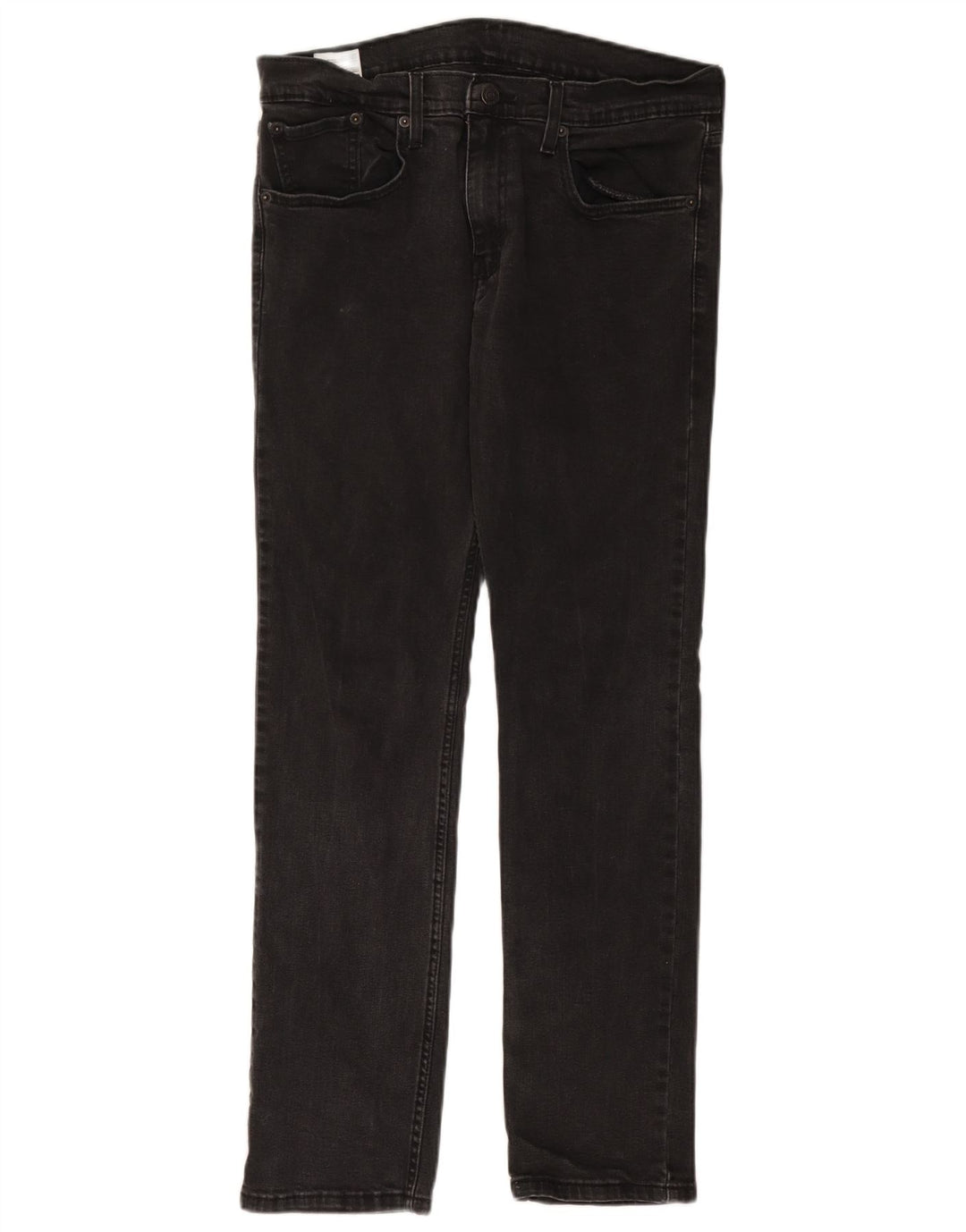 Levi's Slim Jeans til mænd W34 L32 Grå bomuld
