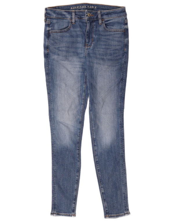 American Eagle Dame Skinny Jeans US 6 Medium W30 L28 Blå Bomuld