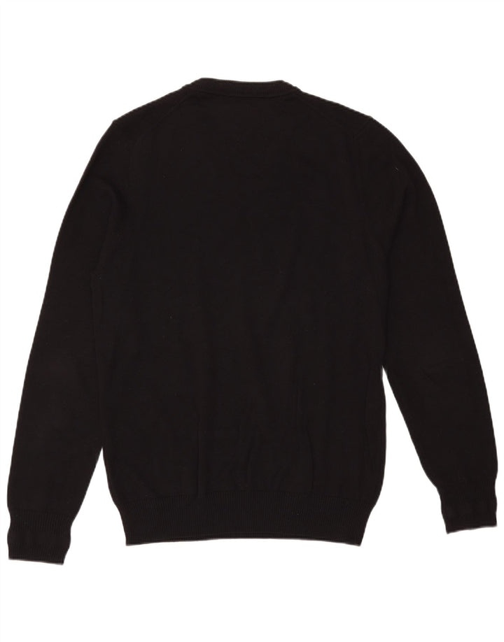 Tommy Hilfiger Herre V-hals sweater Stor Sort Bomuld