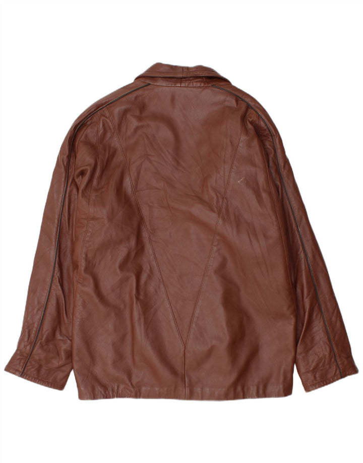 Lavorazione Artigiana Dame Oversized jakke IT 48 XL Brun
