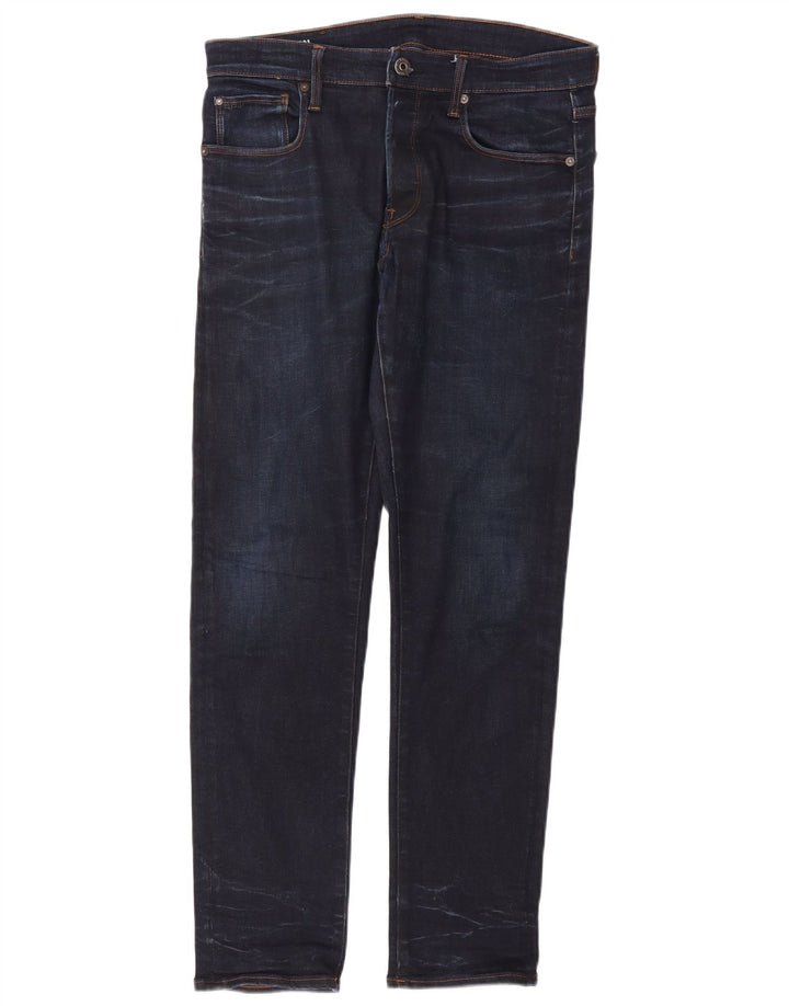 G-Star Slim Jeans til mænd W32 L32 Marineblå bomuld