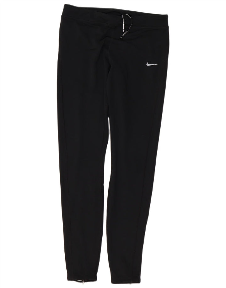 NIKE Dame Dri Fit Leggings UK 14 Medium Sort