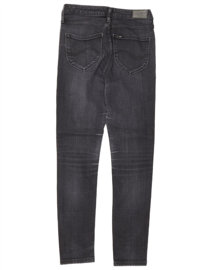 LEE Mens Scarlett High Skinny Jeans W29 L28 Black Cotton