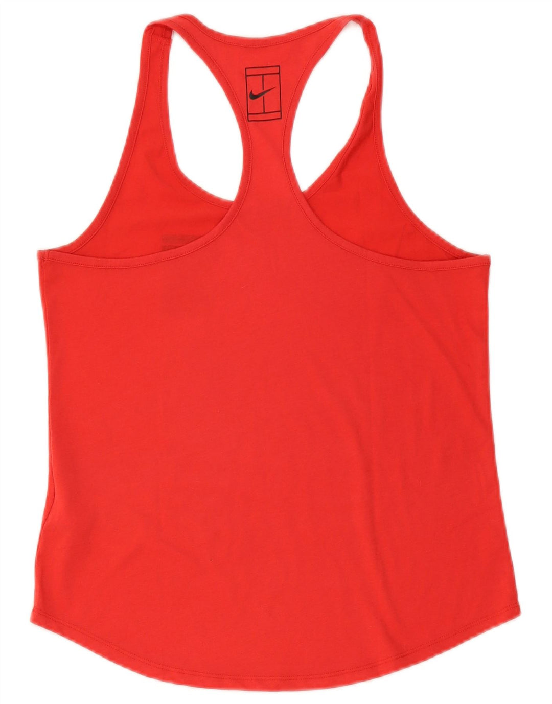 Nike Dame Dri Fit Vest Top UK 12 Medium Rød Polyester