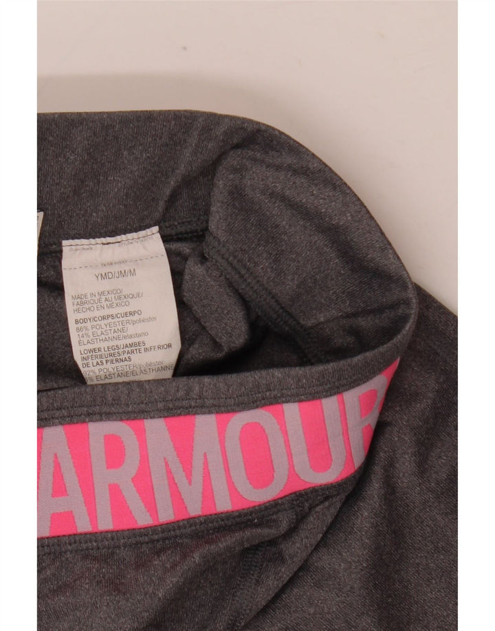 Under Armour piger grafiske leggings 9-10 år medium grå farveblok