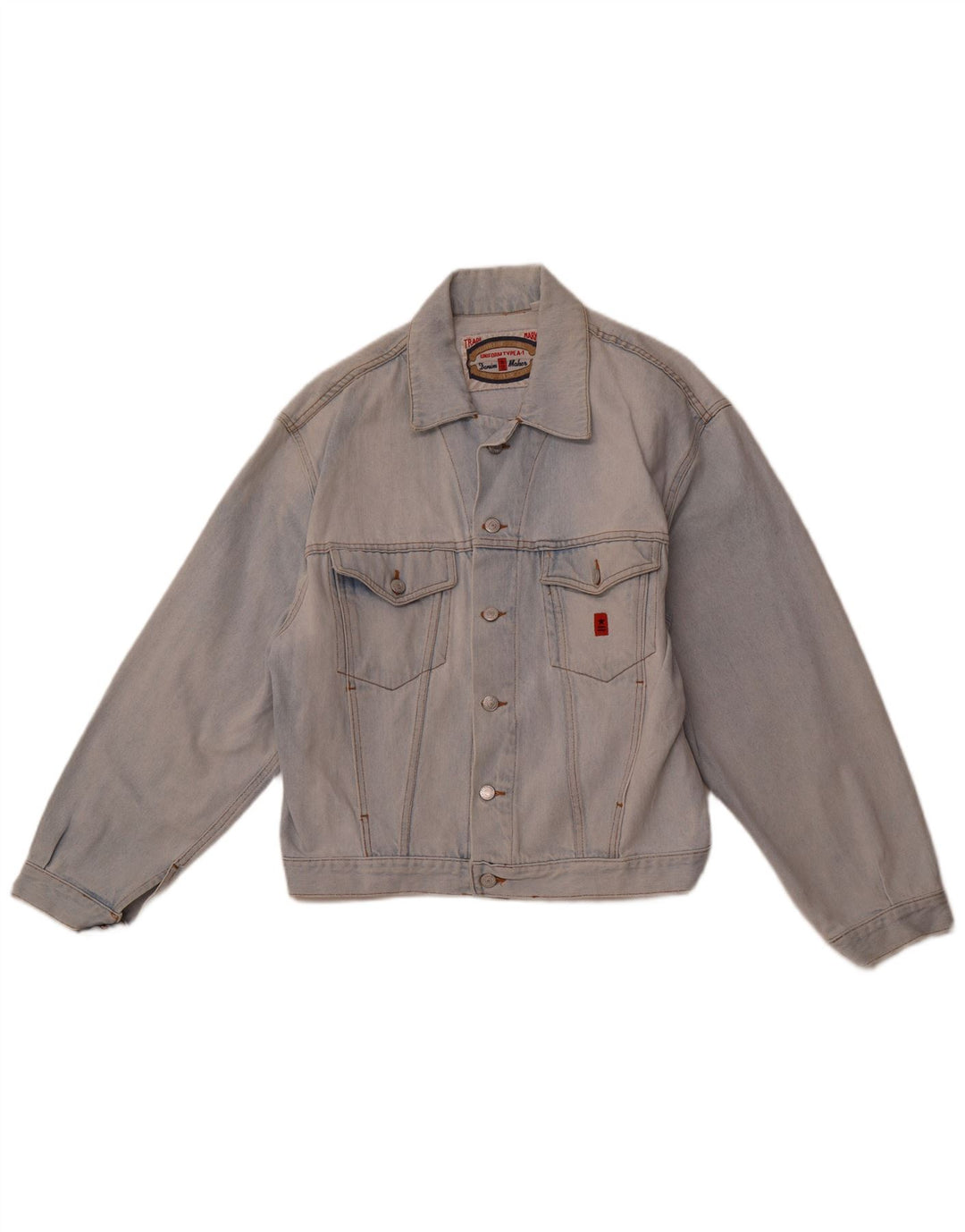 UNIFORM Herre denimjakke UK 38 Medium Blue