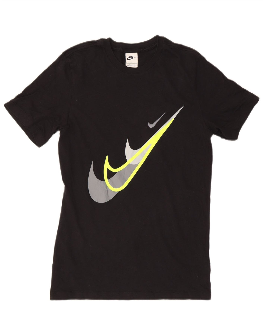 Nike grafisk T-shirt top til mænd, lille sort bomuld