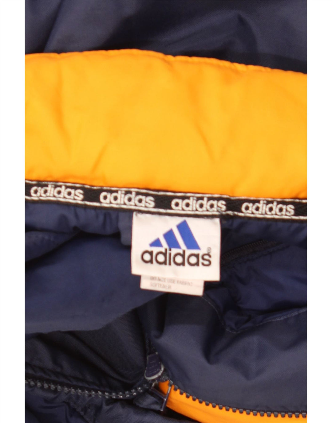 Adidas Herre Windbreaker Jacket UK 40 Large Navy Blue Colourblock