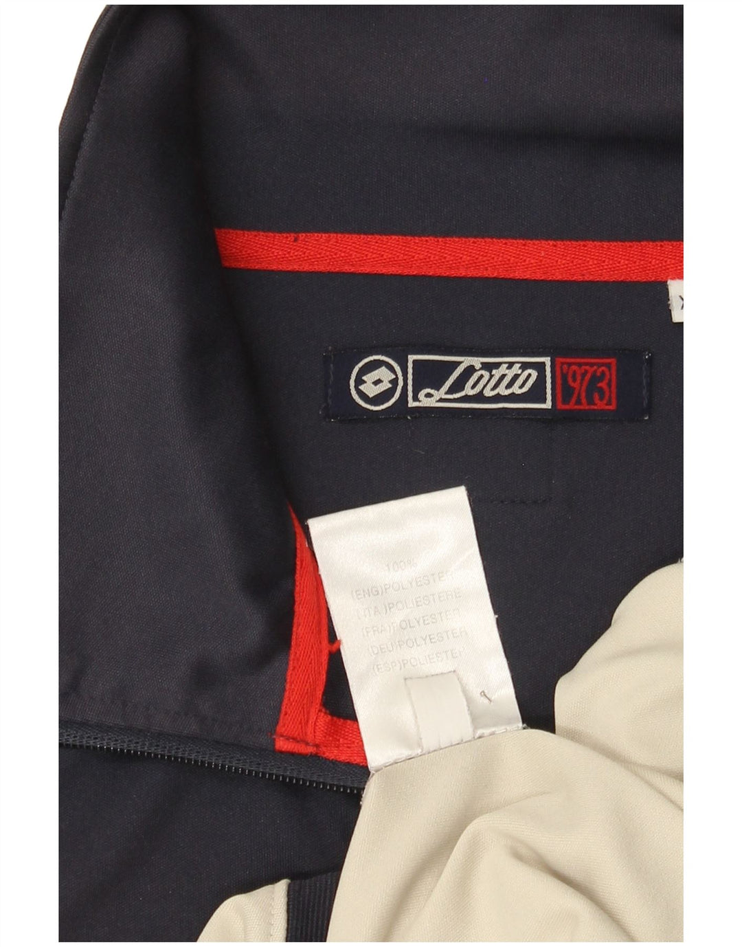 Lotto Herre træningsdragt Topjakke 2XL Beige Colourblock Polyester