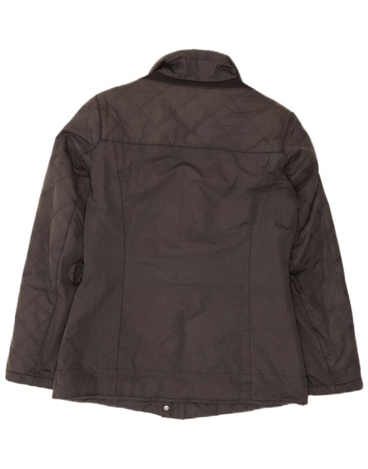 Geox Quiltet jakke til kvinder IT 38 XS Sort Polyester
