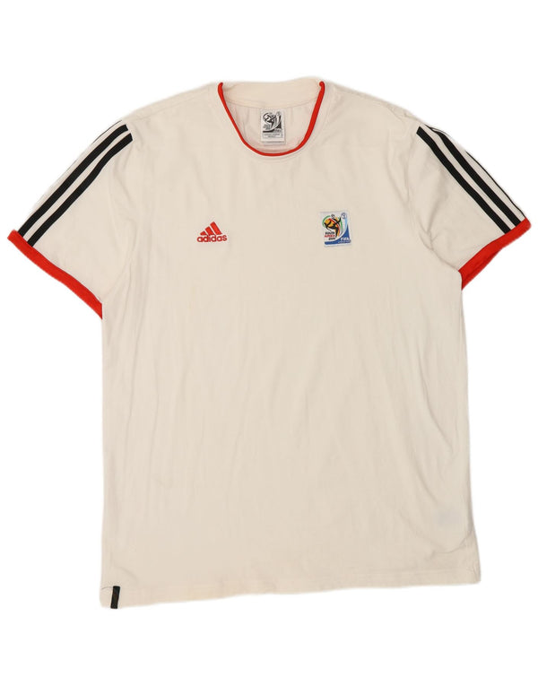 Adidas Kortærmet T-shirt top til mænd Stor hvid bomuld