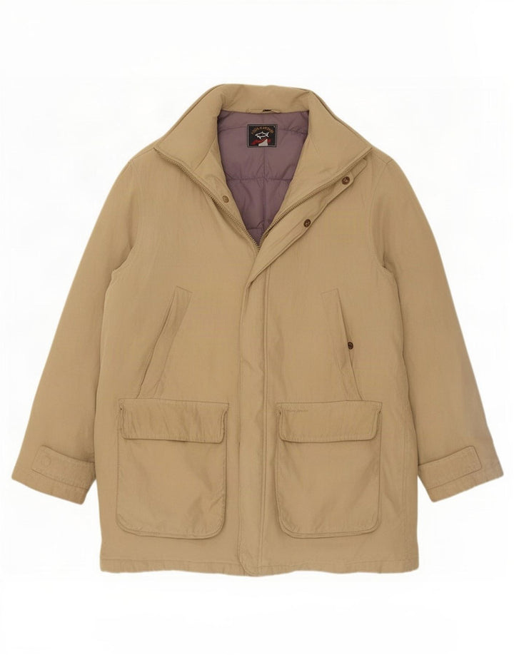 Paul & Shark Herre polstret jakke UK 40 Large Beige