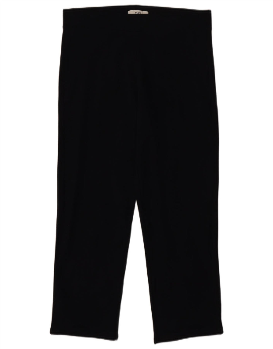Marks & Spencer Womens Leggings UK 14 Large Navy Blue Cotton