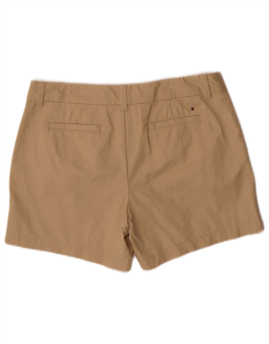 TOMMY HILFIGER Chino Shorts til kvinder US 10 Large W34 Beige Bomuld