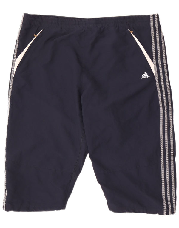 Adidas Herre Climacool Sport Shorts 2XL Navy Blue Polyester