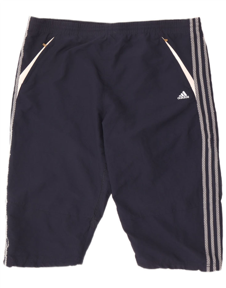 Adidas Herre Climacool Sport Shorts 2XL Navy Blue Polyester
