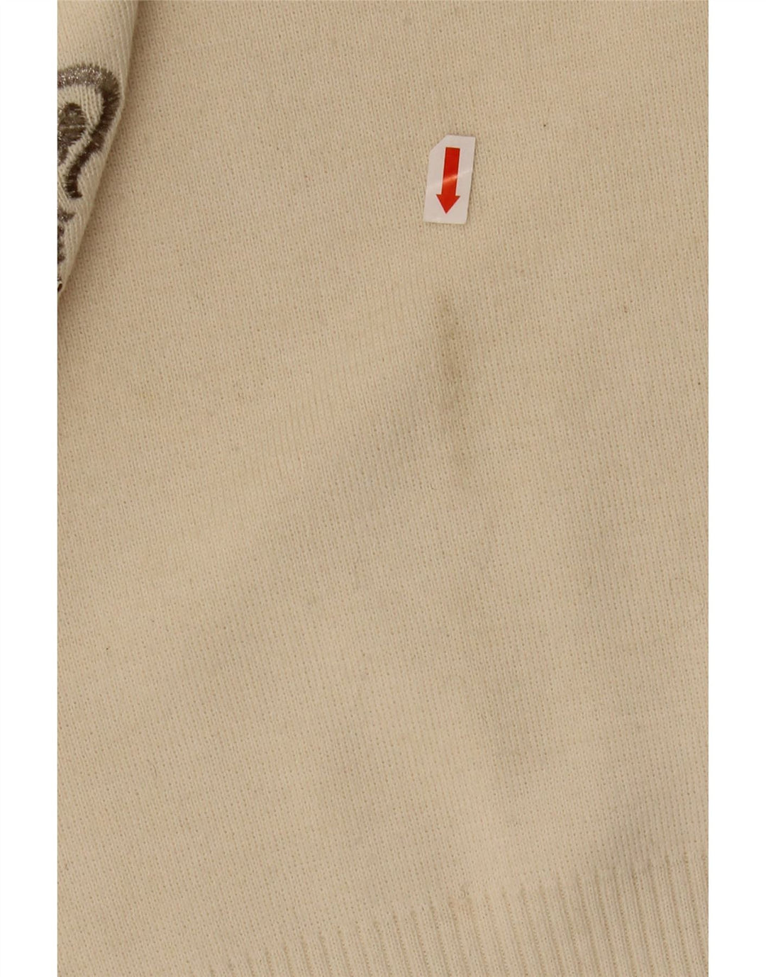 BOGNER Dame Turtle Neck Jumper Sweater UK 16 Large Beige Paisley Wool