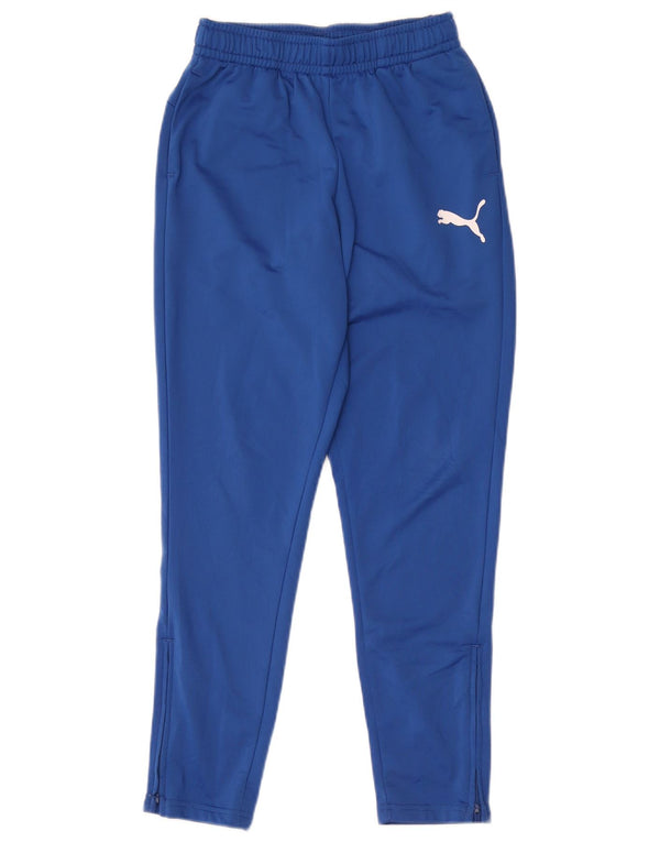Puma Drenge Træningsbukser 11-12 År Blå Polyester