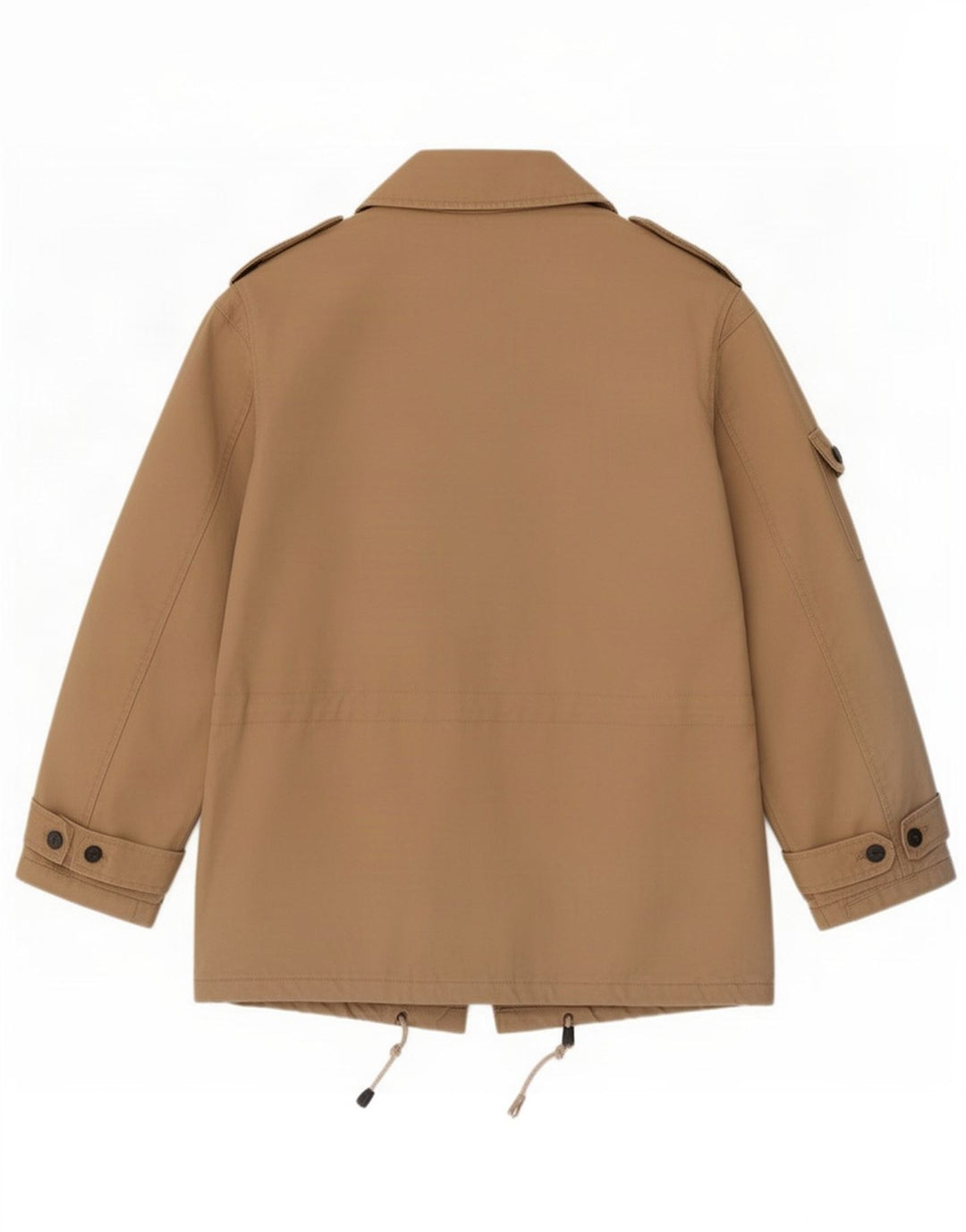 Rifle Herre Militær Polstret Frakke UK 38 Medium Beige Bomuld
