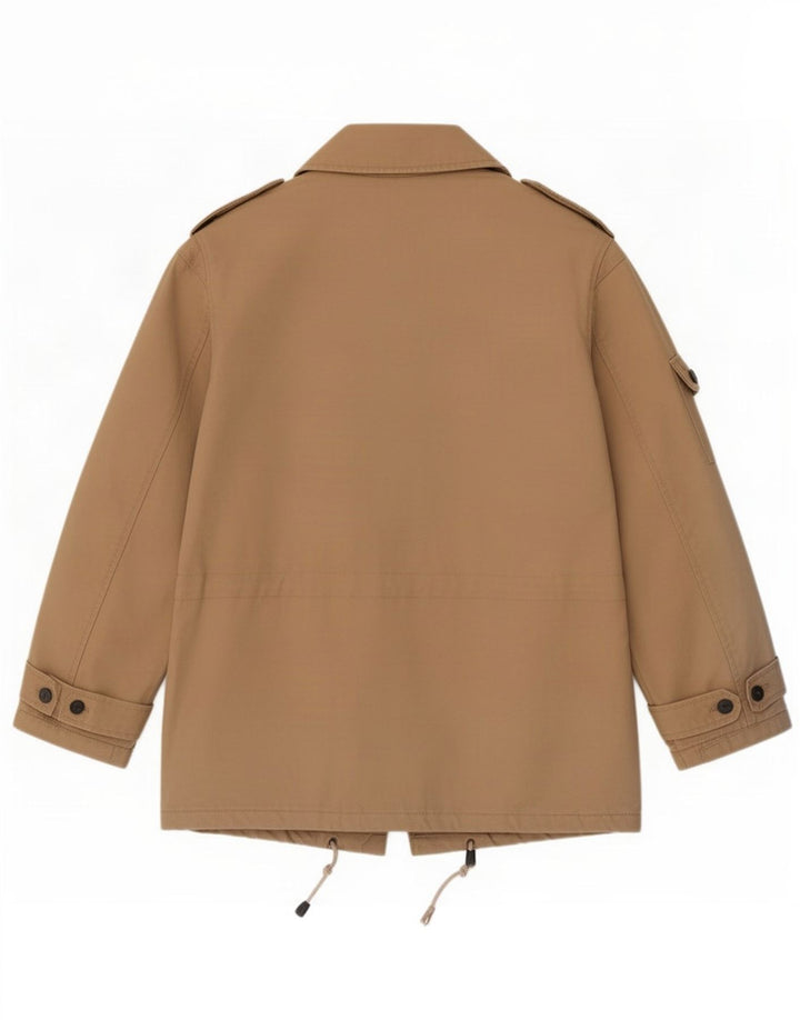 Rifle Herre Militær Polstret Frakke UK 38 Medium Beige Bomuld