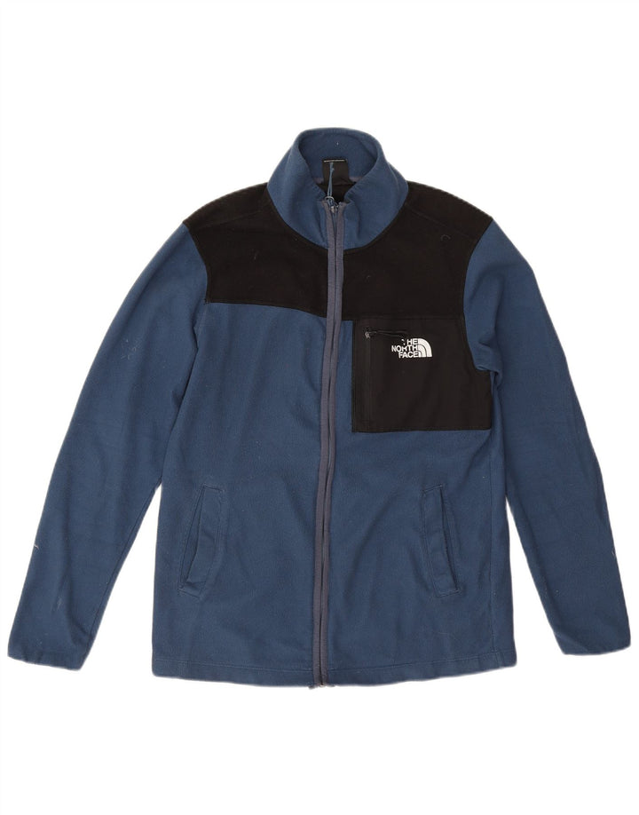 The North Face Herre Fleecejakke UK 36 Small Blue Colourblock Polyester