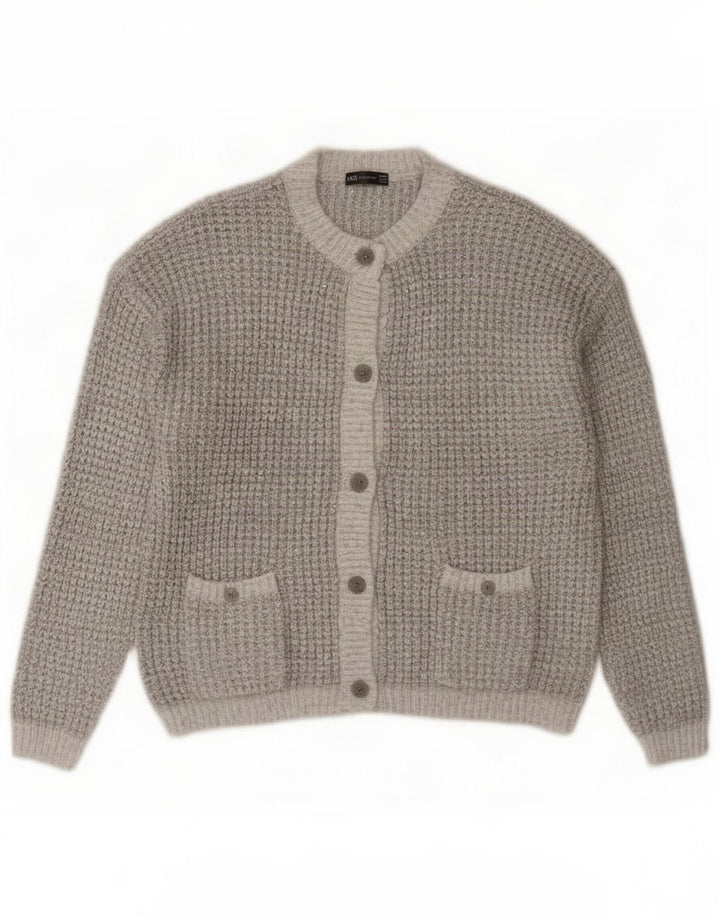 Marks & Spencer Dame oversized cardigan sweater UK 16 Large Grey Flecked
