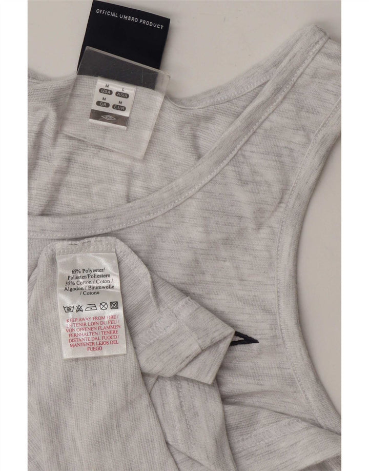 Umbro Herrevest Top Medium Grey Flecked Polyester