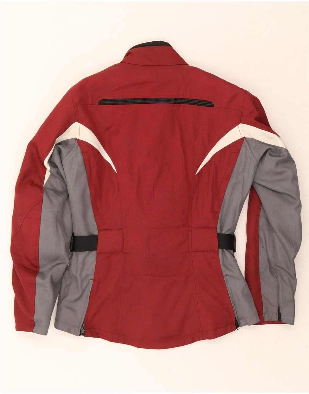 IXS Womens Moto Racer Rain Jacket UK 14 Medium Red Colourblock Polyester Vintage IXS and Second-Hand IXS from Messina Hembry 