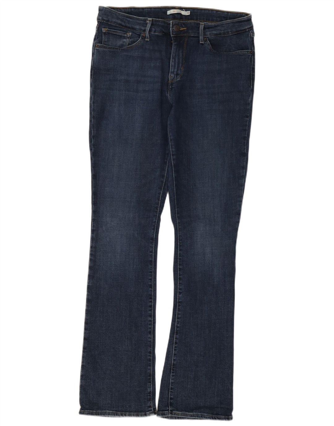 Levi's Dame 715 Bootcut Jeans W32 L32 Marineblå Bomuld